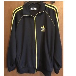 Men’s Adidas vintage zip up track jacket